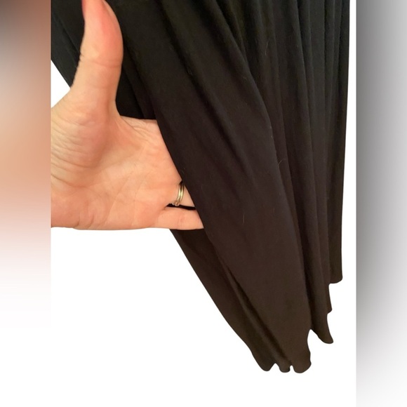 Banana Republic Goddess Maxi Dress Size S Black Sleeveless Stretch Flowy Sexy - Picture 7 of 9